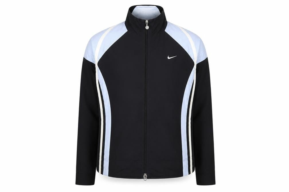 Womens UK Size M Nike Black Windbreaker Coat
