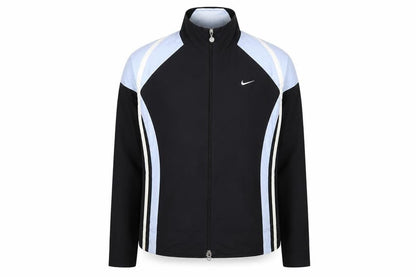 Womens UK Size M Nike Black Windbreaker Coat
