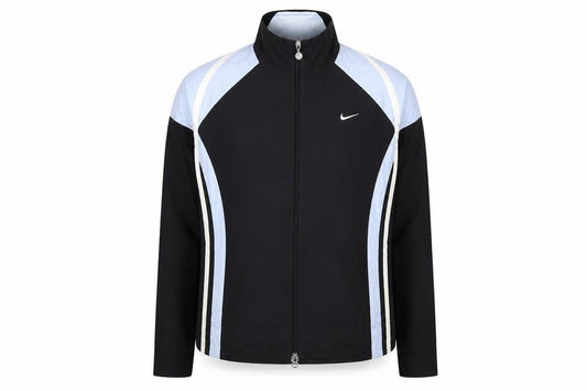 Womens UK Size M Nike Black Windbreaker Coat