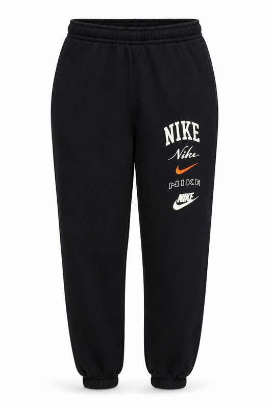 Womens UK Size S Nike Regular Fit Jogger Black Trousers