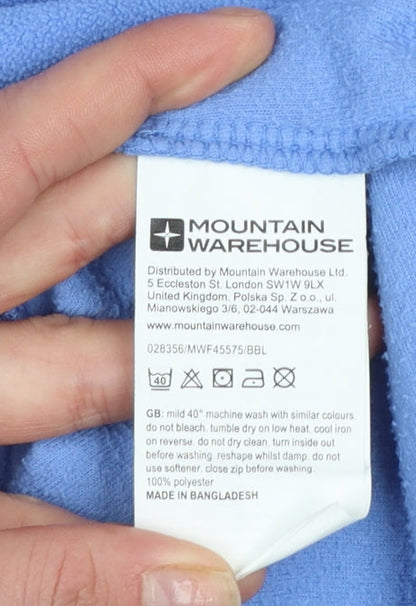 Womens UK Size M Mountain Warehouse Blue Pullover Sweatshirt