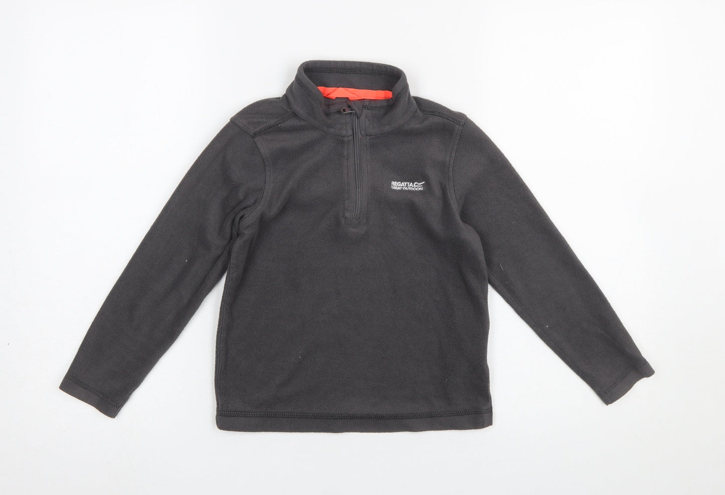 Regatta Boys Grey Fleece 1/4 Zip Pullover Sweatshirt 7-8 Years