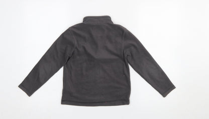 Regatta Boys Grey Fleece 1/4 Zip Pullover Sweatshirt 7-8 Years