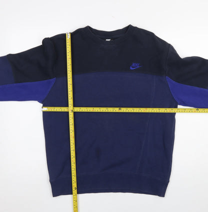 Mens UK Size S Nike Blue Pullover Sweatshirt
