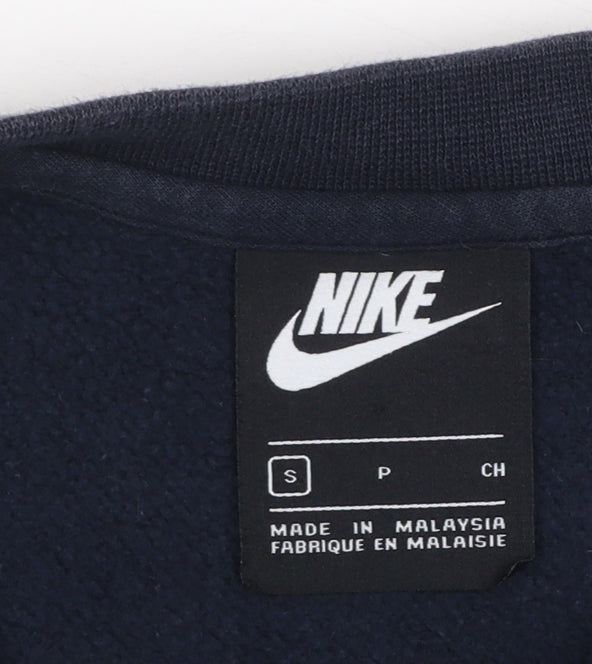 Mens UK Size S Nike Blue Pullover Sweatshirt