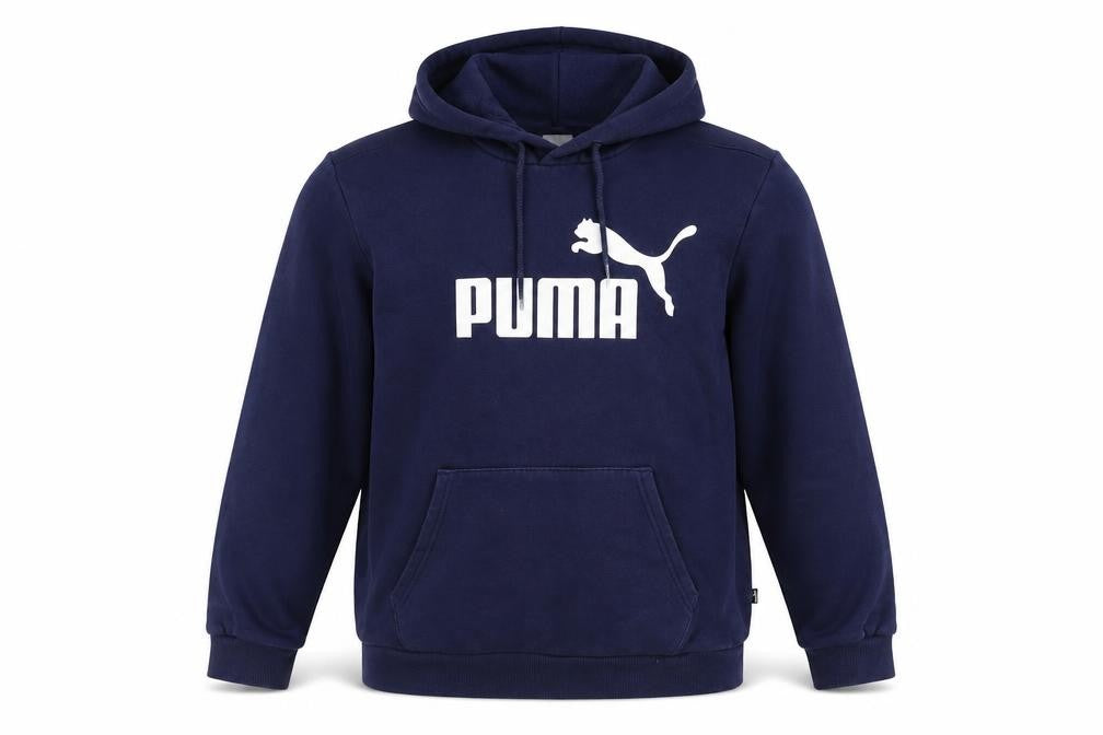 Mens UK Size S PUMA Blue Pullover Hoodie