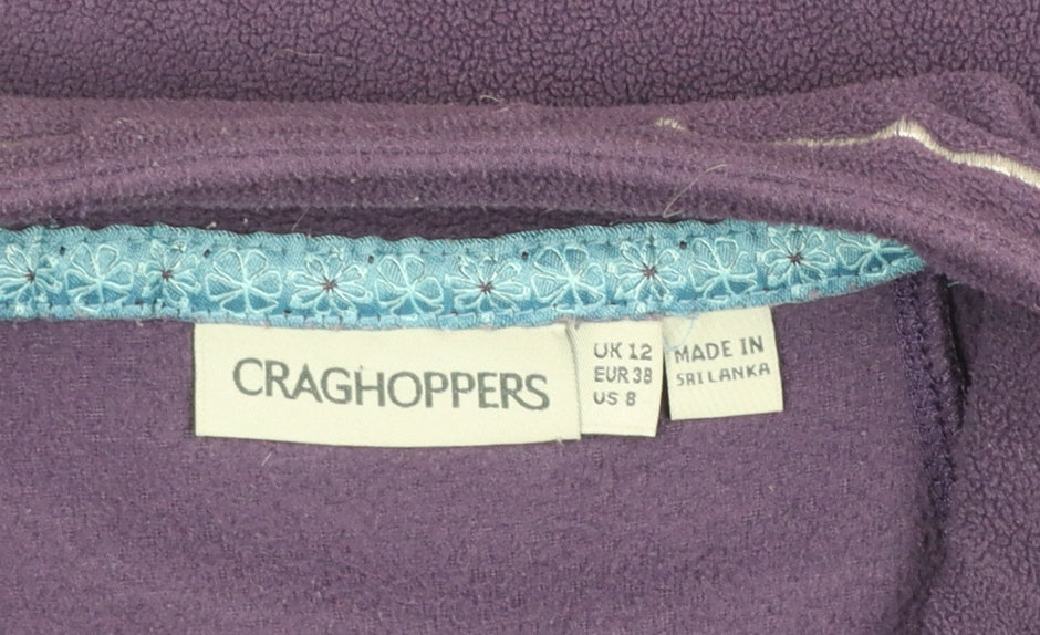 Womens UK Size 12 Craghoppers Purple Pullover Sweatshirt