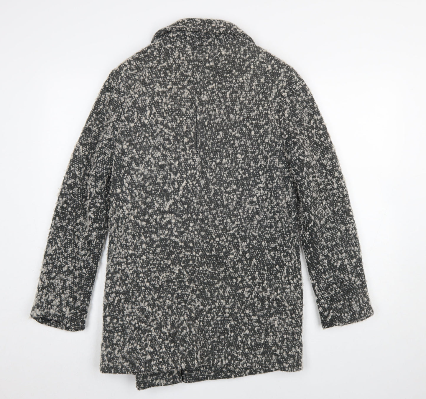 Womens UK Size 8 Marks and Spencer Grey Overcoat