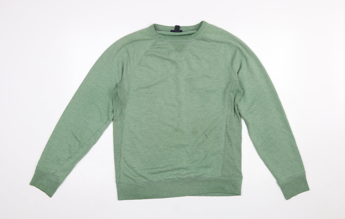 Mens UK Size M Gap Green Pullover Sweatshirt