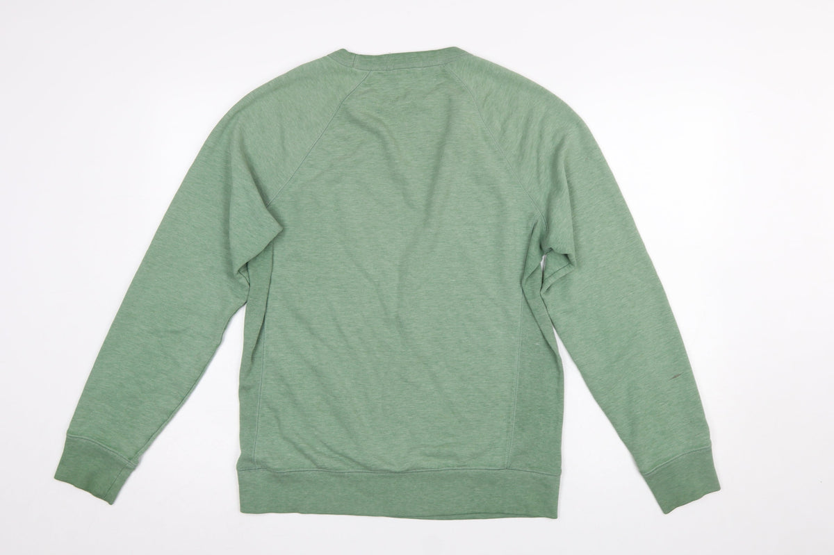 Mens UK Size M Gap Green Pullover Sweatshirt