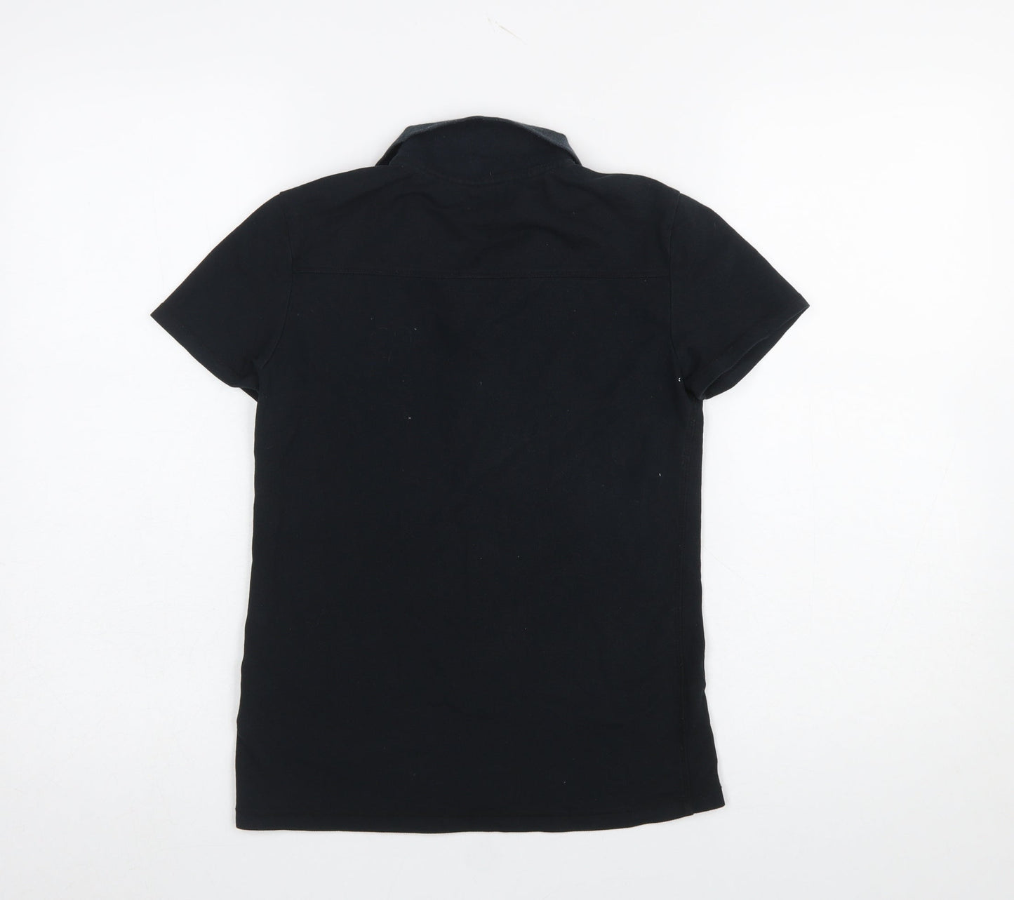 Womens UK Size XS adidas Black Basic Polo