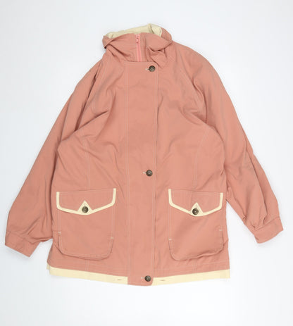Womens UK Size 14 Panache Pink Rain Coat