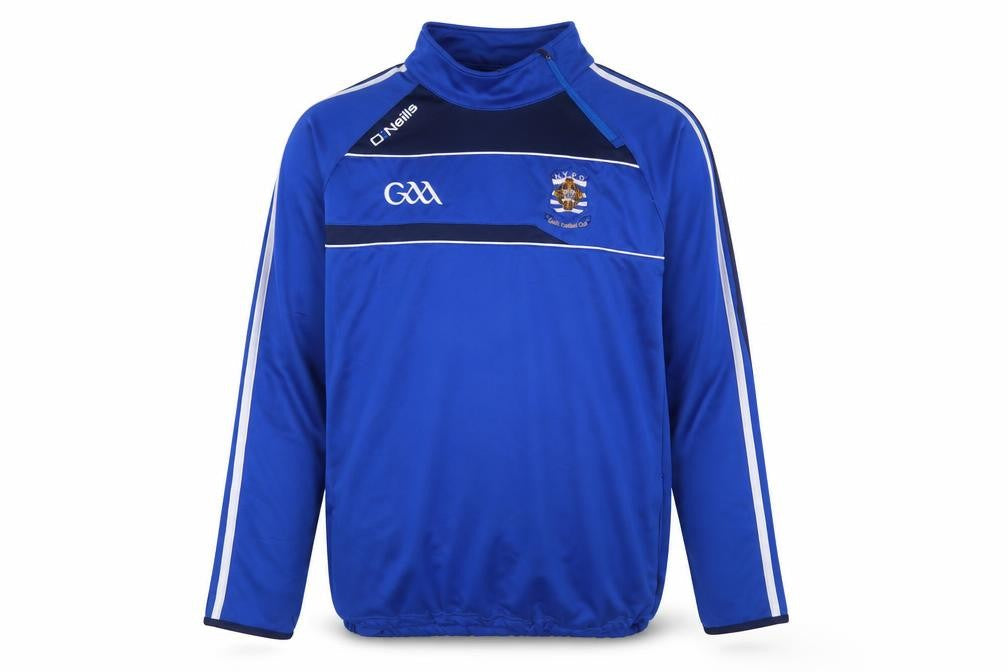 Front view of O'Neill Men's Blue XL 1/4 Zip Sports Sweatshirt Mock Neck Lightweight