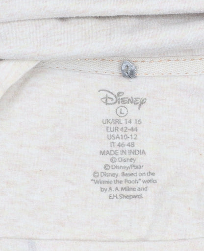Primark Disney Women Beige Winnie the Pooh Nightshirt Size L Cotton Blend