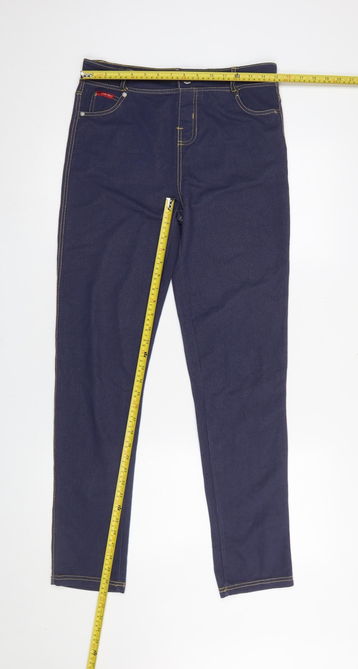 Womens UK Size 12 Lee Cooper Slim Fit Skinny Blue Jeans