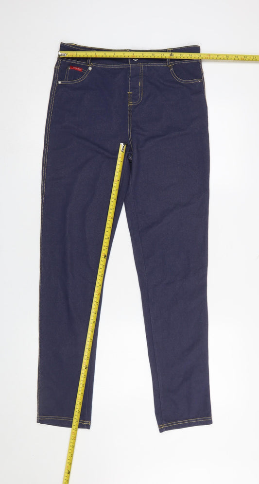 Womens UK Size 12 Lee Cooper Slim Fit Skinny Blue Jeans