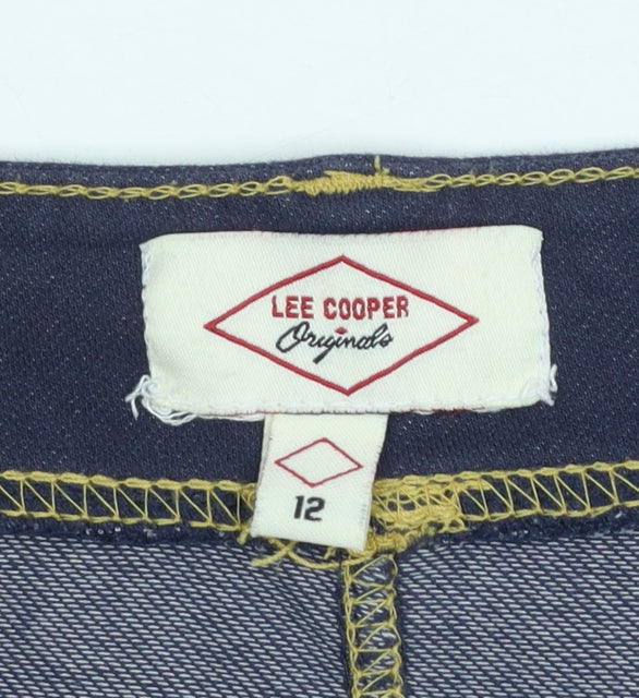 Womens UK Size 12 Lee Cooper Slim Fit Skinny Blue Jeans