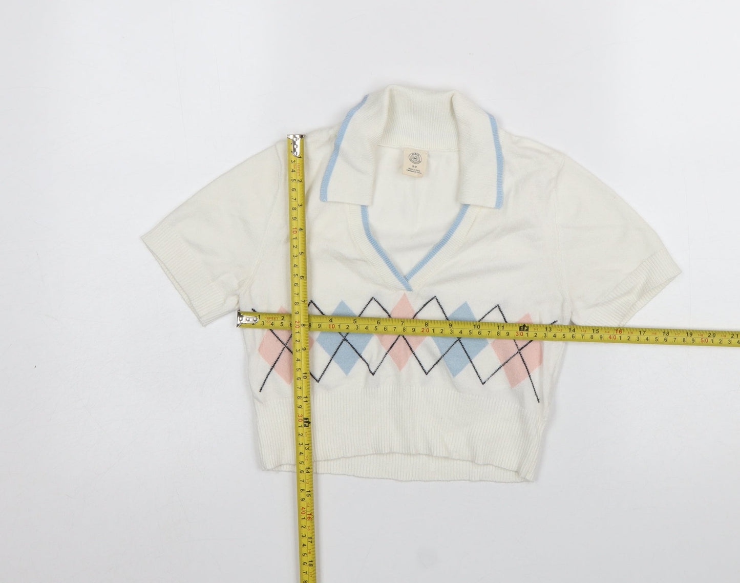 Womens UK Size S Urban Outfitters Ivory Pullover Jumper