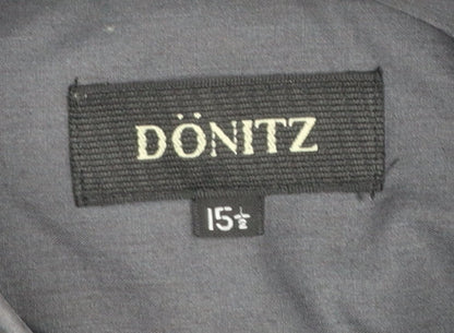 Dönitz Men’s Grey 15.5in Button-Down Long Sleeve Casual Shirt