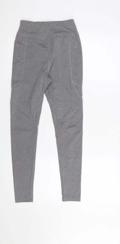 Womens UK Size 8 ASOS 4505 Slim Fit Leggings Grey Leggings