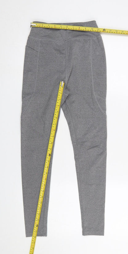 Womens UK Size 8 ASOS 4505 Slim Fit Leggings Grey Leggings