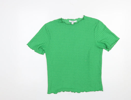 Womens UK Size 14 NEXT Green Basic T-Shirt
