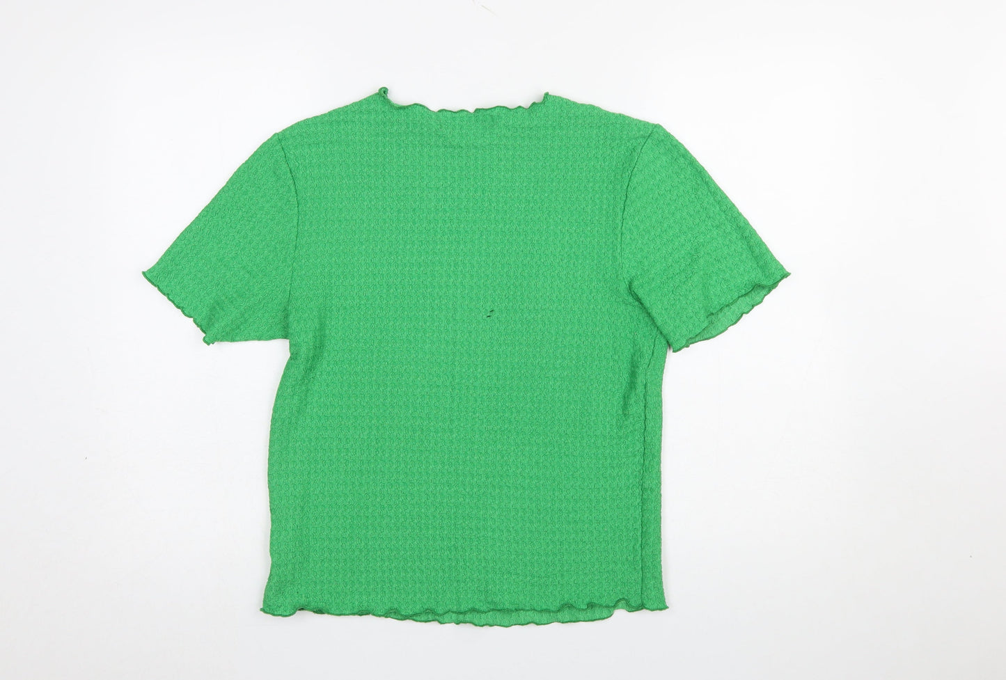 Womens UK Size 14 NEXT Green Basic T-Shirt