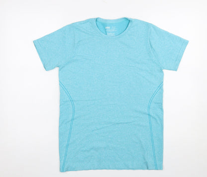 Womens UK Size 12 Dunnes Stores Blue Gym & TrainingRunning & JoggingYoga T-Shirt