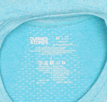 Womens UK Size 12 Dunnes Stores Blue Gym & TrainingRunning & JoggingYoga T-Shirt