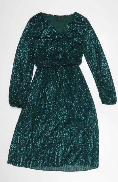 Womens UK Size S Kyla Fit & Flare Dress