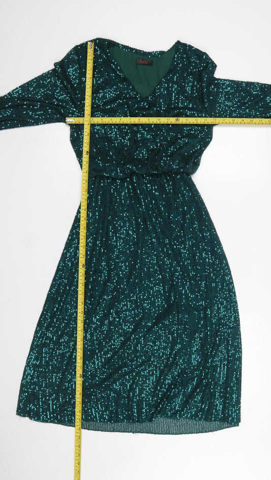 Womens UK Size S Kyla Fit & Flare Dress