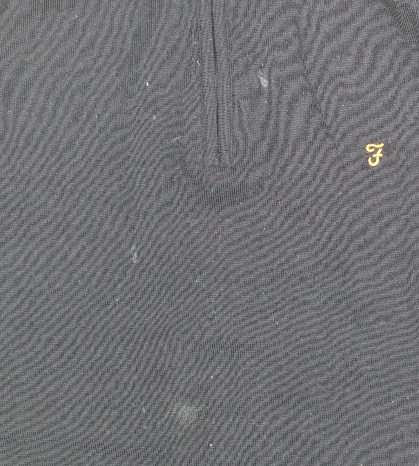 Mens UK Size M Farah Black Full Zip Jumper
