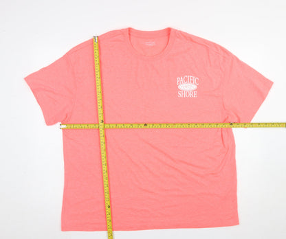 Womens UK Size 16 Dunnes Stores Pink Basic T-Shirt