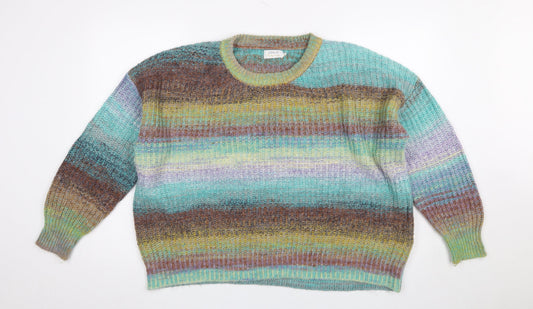 Womens UK Size XL Only Multicoloured Pullover Jumper