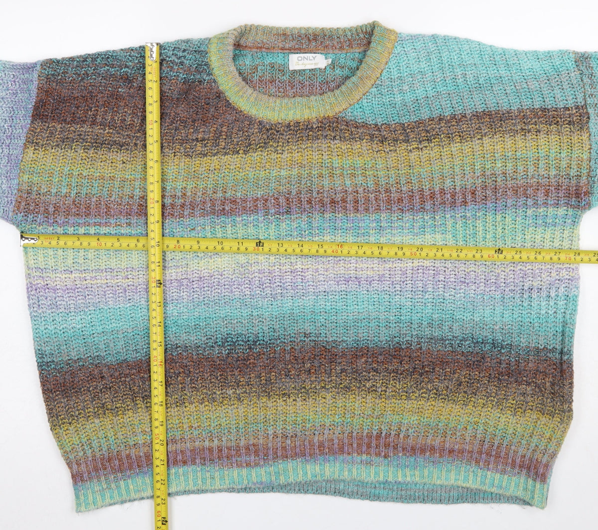 Womens UK Size XL Only Multicoloured Pullover Jumper