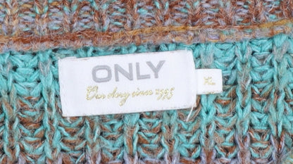 Womens UK Size XL Only Multicoloured Pullover Jumper