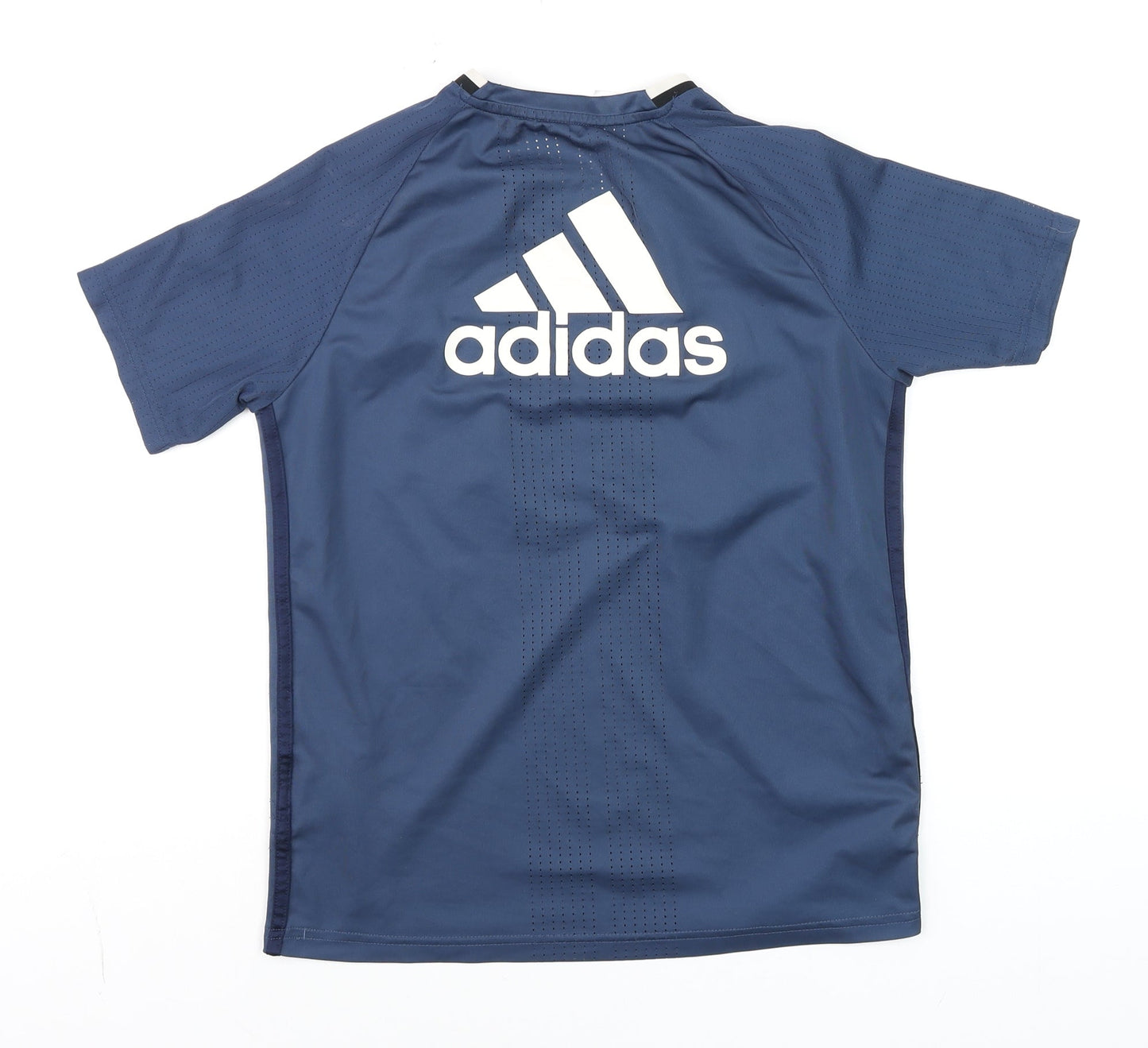 Teens UK Size L adidas Blue Football Gym & Training Running & Jogging T-Shirt