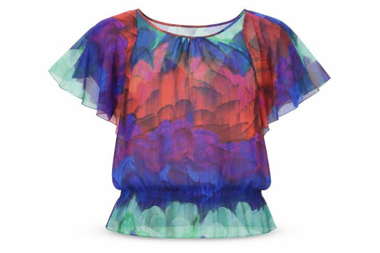 Womens UK Size 12 Coast Multicoloured Tunic Blouse