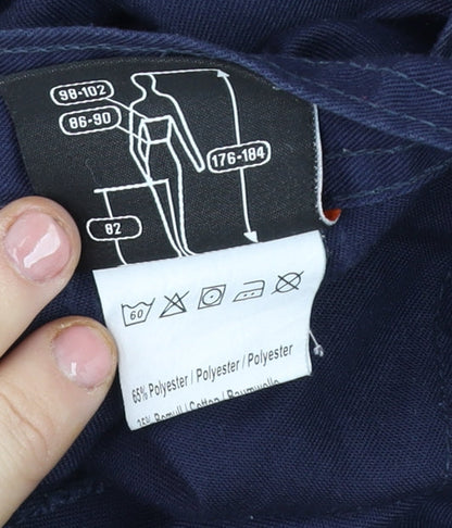 Mens UK Size L Tranemo Regular Fit Cargo Blue Trousers