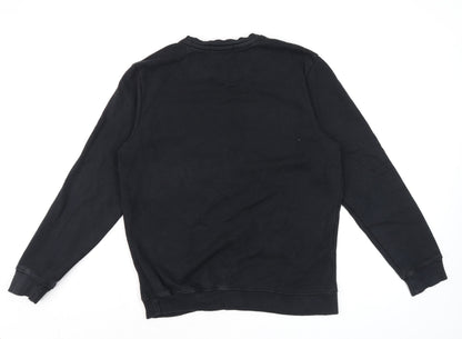 Womens UK Size M Roberto Cavalli Black Pullover Sweatshirt