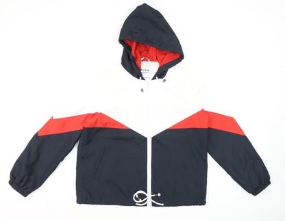 Mens UK Size M Haily's Multicoloured Windbreaker Coat