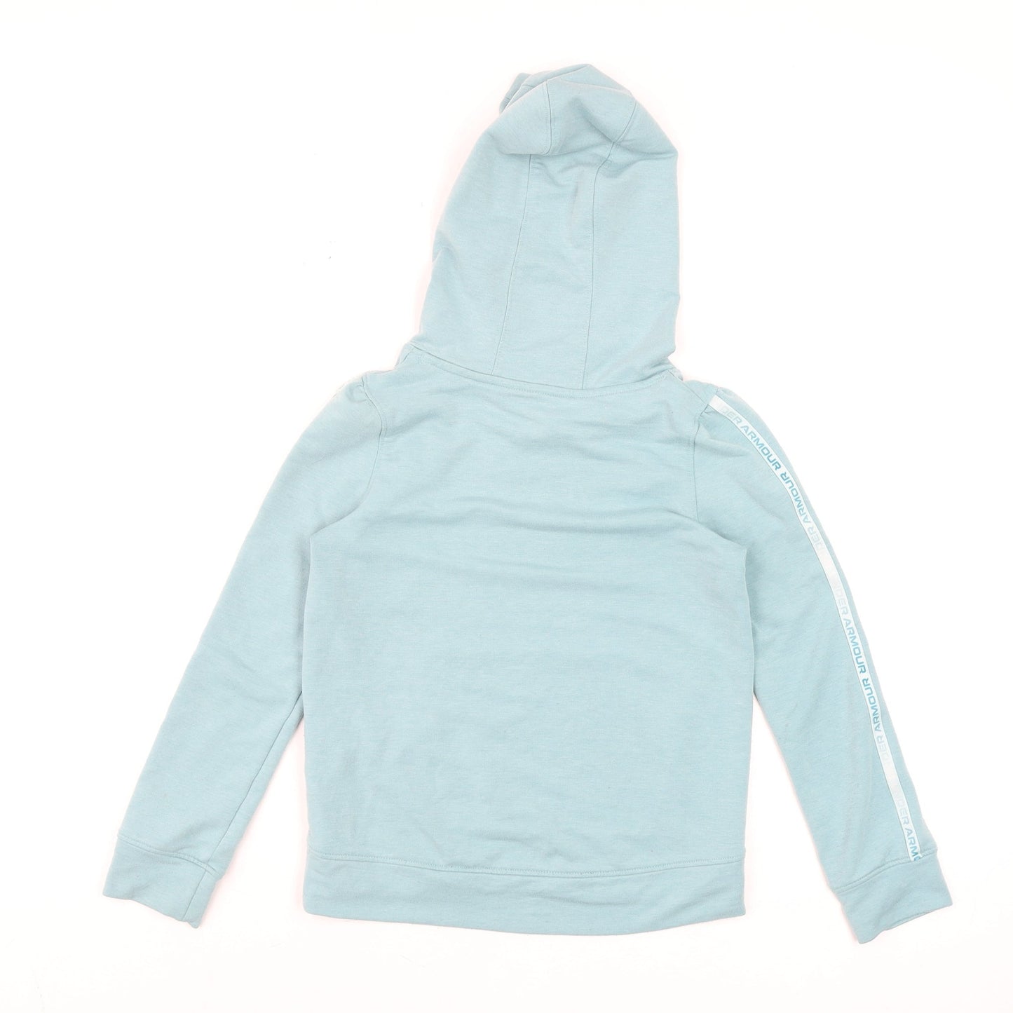 Girls UK Size 7-8 Years Under armour Blue Pullover Hoodie