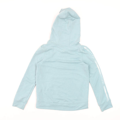 Girls UK Size 7-8 Years Under armour Blue Pullover Hoodie