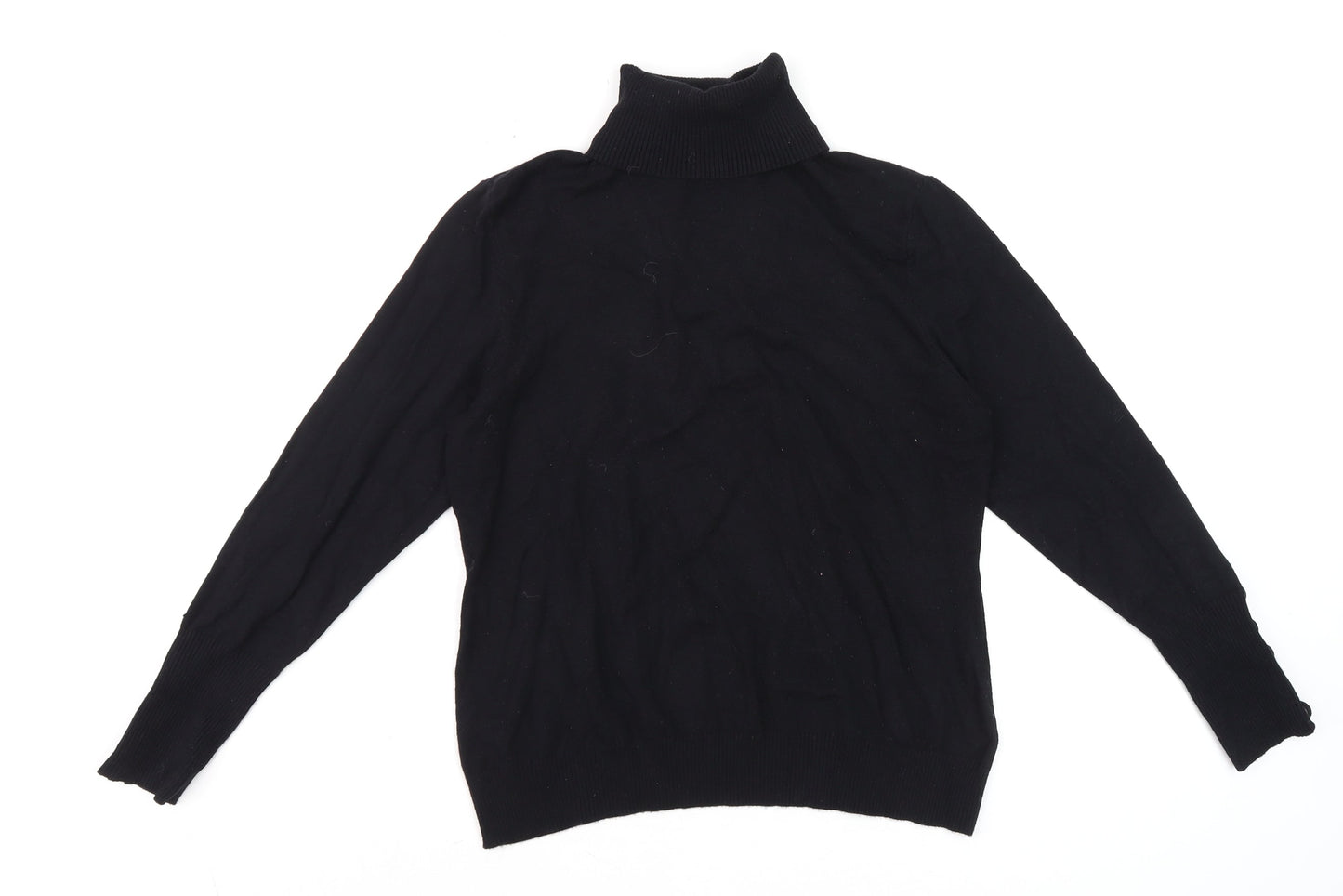 Womens UK Size 14 Savida Black Basic Blouse