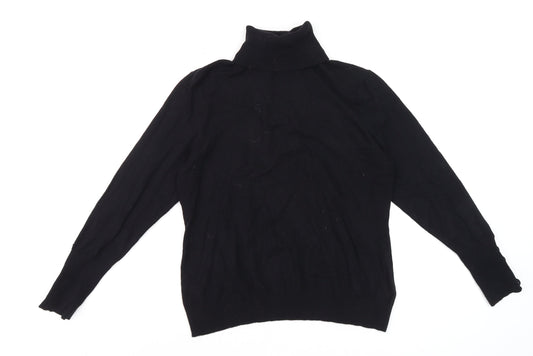 Womens UK Size 14 Savida Black Basic Blouse