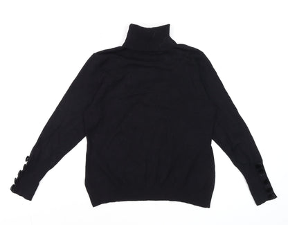 Womens UK Size 14 Savida Black Basic Blouse