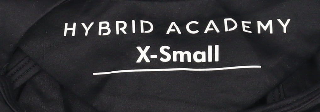 Womens UK Size XS Hybrid Academy Black Gym & Training CrossFit Bodybuilding Runn