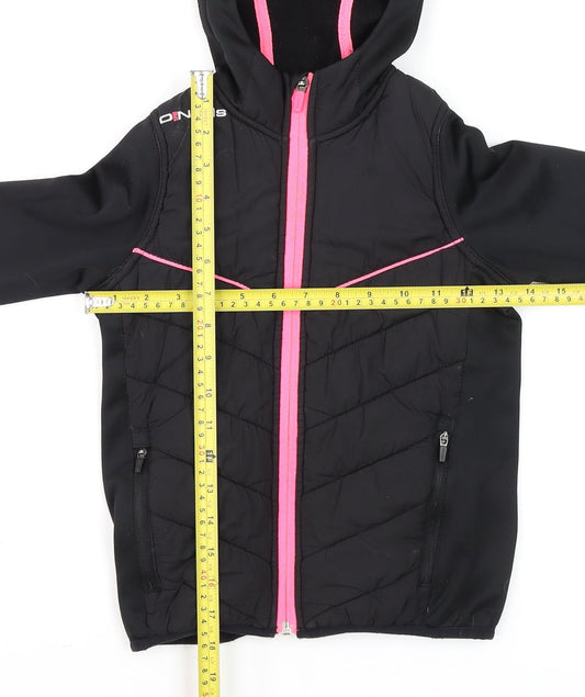 Girls UK Size 3-4 Years O'Neills Black Full Zip Hoodie