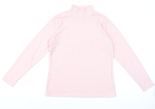 Womens UK Size M Dunnes Pink Basic T-Shirt
