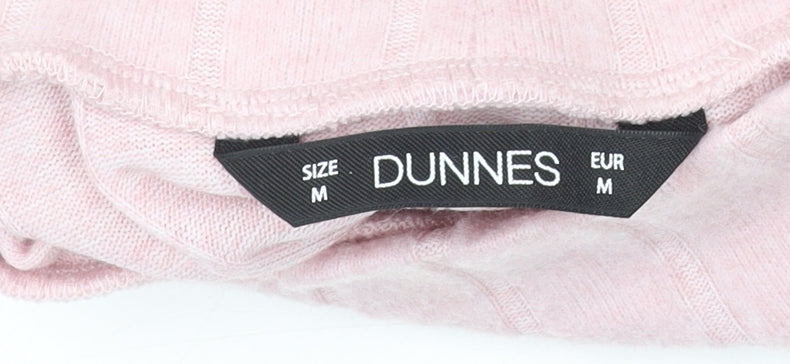 Womens UK Size M Dunnes Pink Basic T-Shirt